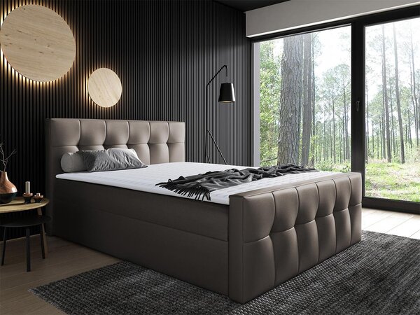 Manželská postel 180 cm Laresa (taupe)