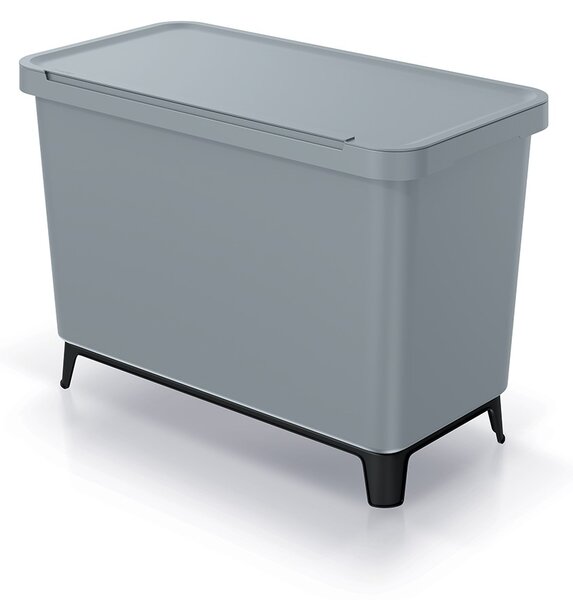 Odpadkový koš, 3 x 10 l, šedá