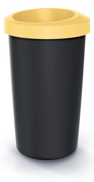 Set košů na tříděný odpad, kulaté, 4 x 25 l, barevná