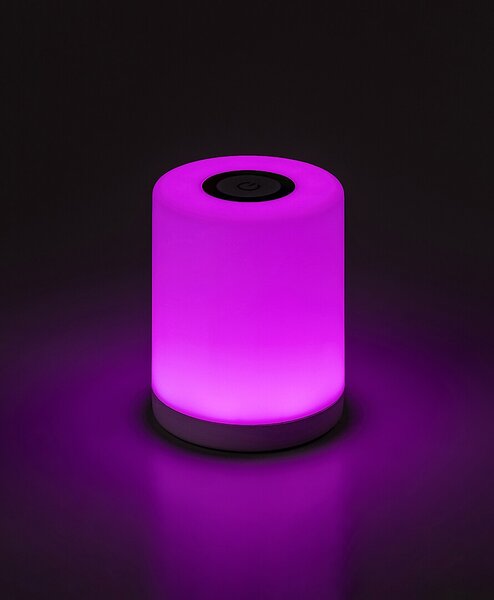 Rabalux Bílá přenosná LED RGB lampa Tipy 0,8W 74209