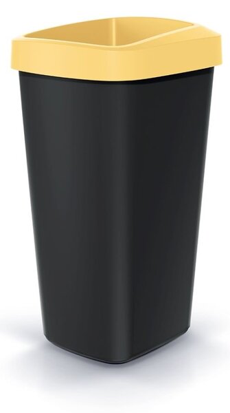 Set košů na tříděný odpad, hranaté, 3 x 25 l, barevná