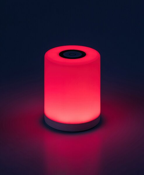 Rabalux Bílá přenosná LED RGB lampa Tipy 0,8W 74209