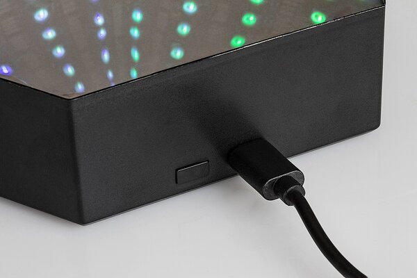 Rabalux Černá LED RGB nabíjecí lampa Jocker 1W s DO 76023