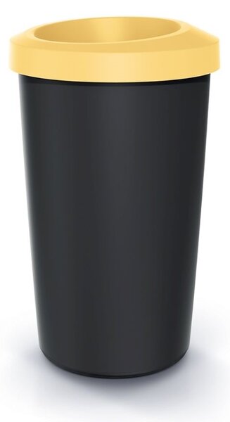 Set košů na tříděný odpad, kulaté, 4 x 45 l, barevná