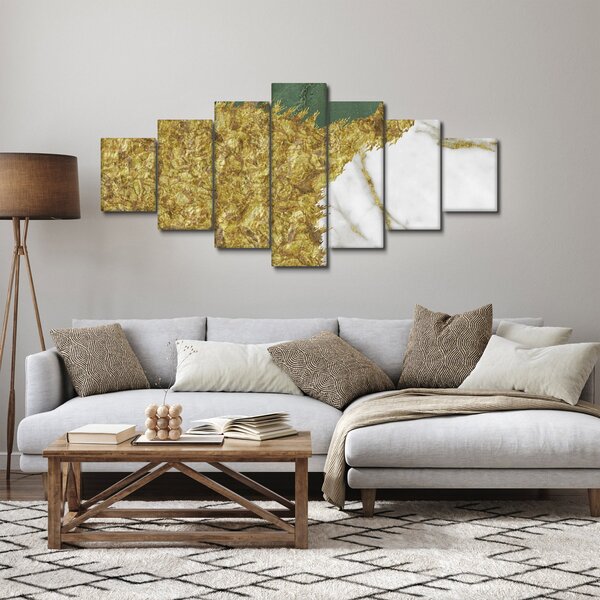 Obraz - Zelený mramor N⁰2 (210x100 cm)