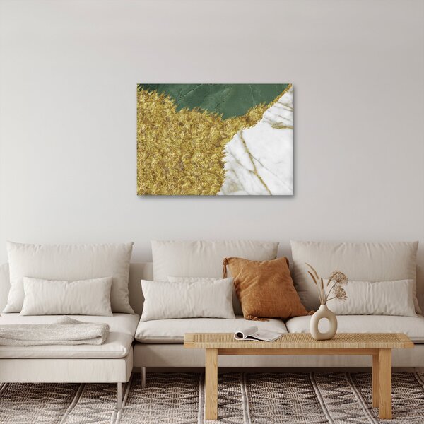 Obraz - Zelený mramor N⁰2 (70x50 cm)