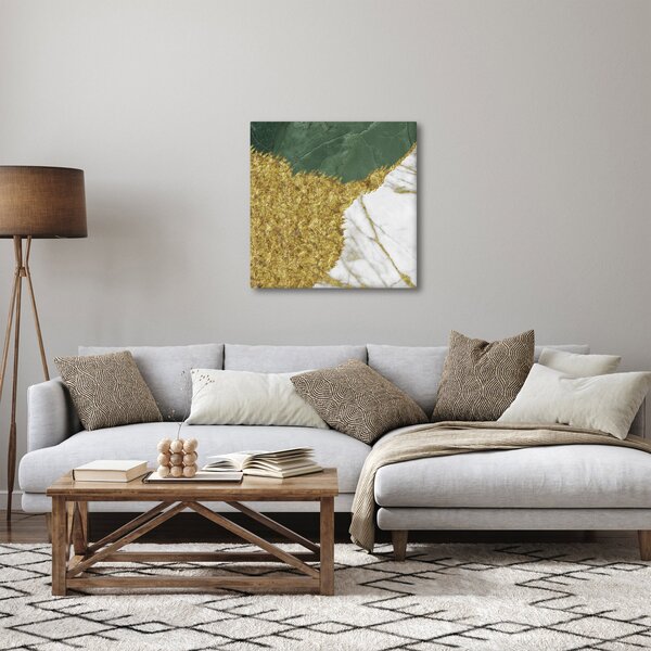 Obraz - Zelený mramor N⁰2 (30x30 cm)