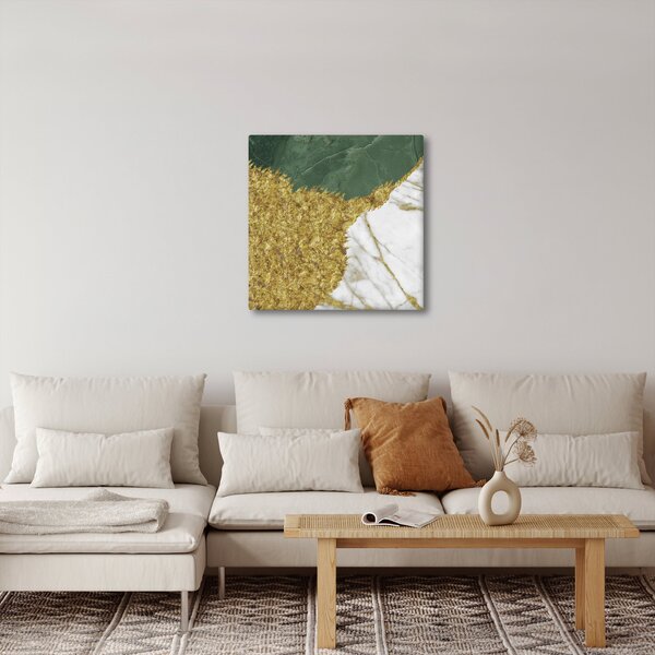Obraz - Zelený mramor N⁰2 (30x30 cm)