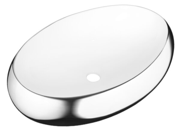 Invena Fresco umyvadlo 59x41 cm oválné na pult CE-31-001