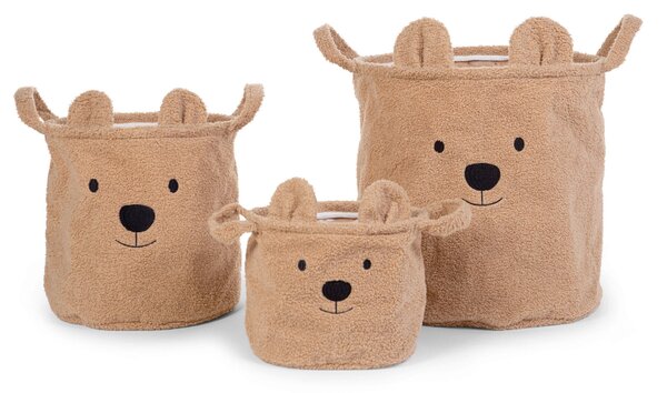SADA ÚLOŽNÝCH BOXŮ, hnědá Childhome - Online Only dětský textil, Online Only