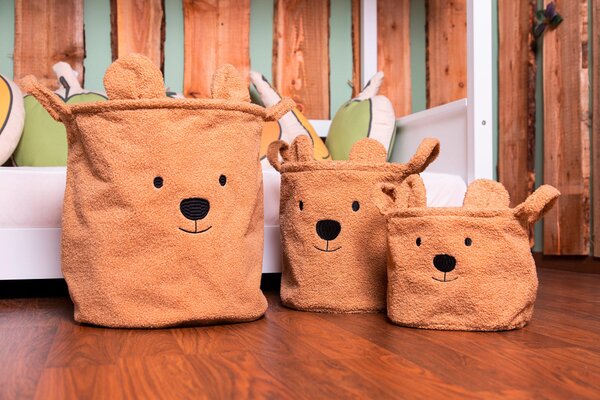 SADA ÚLOŽNÝCH BOXŮ, hnědá Childhome - Online Only dětský textil, Online Only