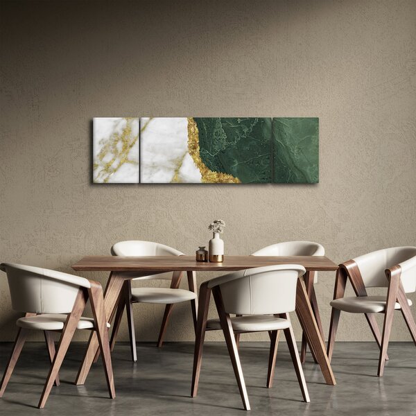 Obraz - Zelený mramor N⁰3 (170x50 cm)