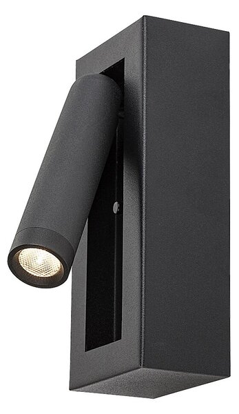 Rabalux Černé nástěnné LED svítidlo Gello 4W 71285