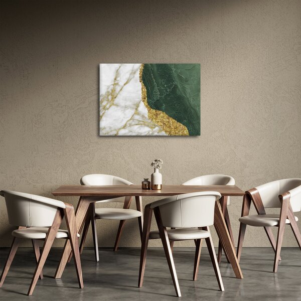 Obraz - Zelený mramor N⁰3 (70x50 cm)