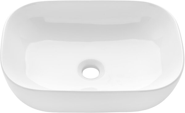 Invena Vitoria umyvadlo 45.5x32 cm obdélníkový na pult bílá CE-48-001
