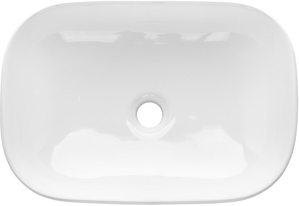 Invena Vitoria umyvadlo 45.5x32 cm obdélníkový na pult bílá CE-48-001