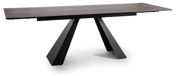 Jídelní stůl Salvadore II, 160 x 90 cm, tmavě hnědá