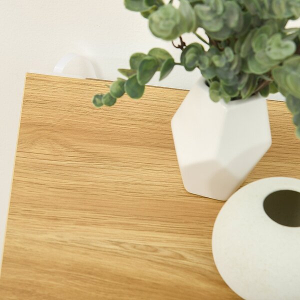 HOMCOM Botník se 3 Klapkami, Botník, Úzký Botník s Nastavitelným Dělením, Botník pro 18 Párů Bot 72 x 26 x 112 cm, Bílo+přírodní | Aosom