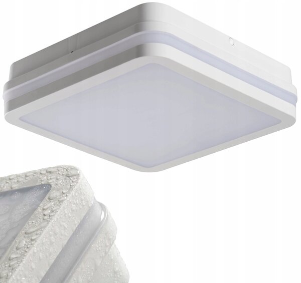 Kanlux stropní svítidlo LED BENO 24-30W CCT-L W čtvercový 26 x 26 cm bílý IP65