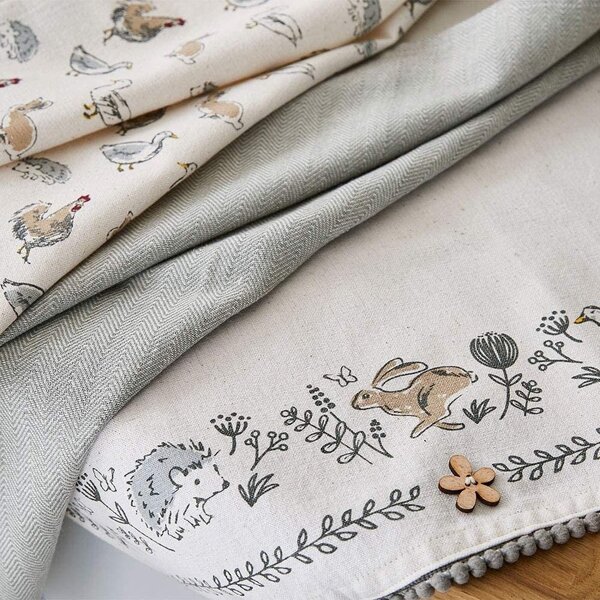 Utěrky a chňapka v sadě 4 ks Country Animals – Cooksmart ®