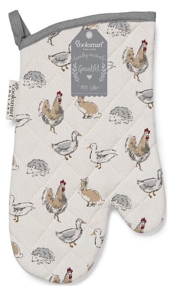 Utěrky a chňapka v sadě 4 ks Country Animals – Cooksmart ®