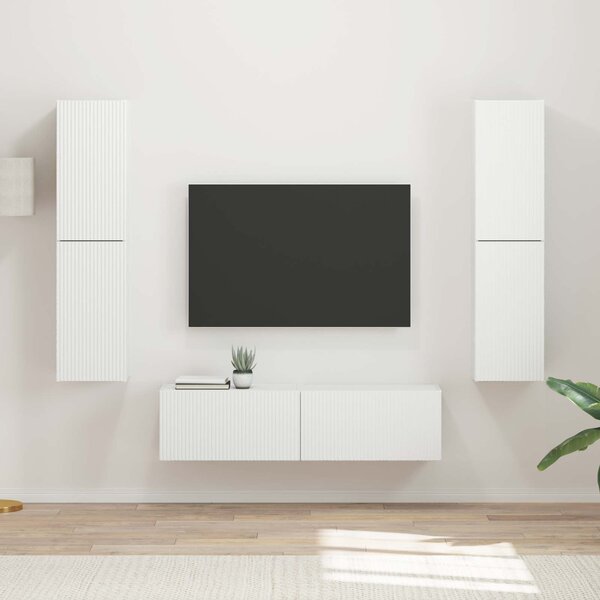 Sestava TV skříněk 6 ks Bílá Kompozitní dřevo 3409123