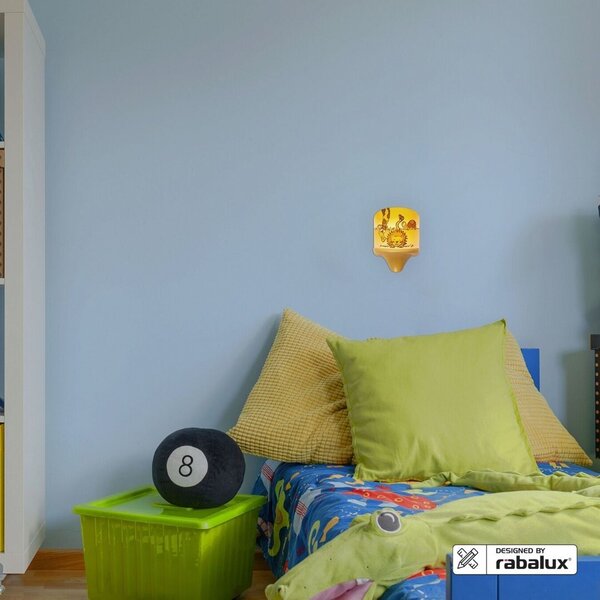 Rabalux Dětské nástěnné svítidlo Leon s LED žárovkou E14 7W 4571