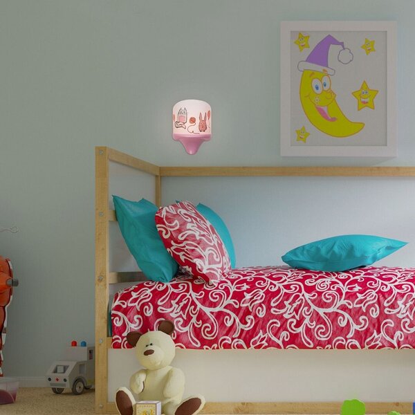 Rabalux Dětské nástěnné svítidlo Cathy s LED žárovkou E14 7W 4570