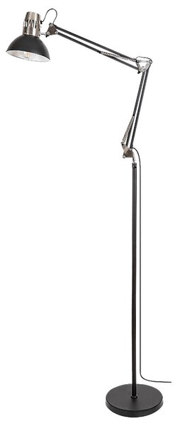 Rabalux Černá stojací lampa Aristeo pro žárovku E27 2196