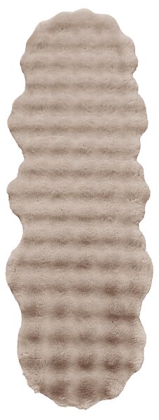 UMĚLÁ KOŽEŠINA, 55/160 cm, béžová - Kůže