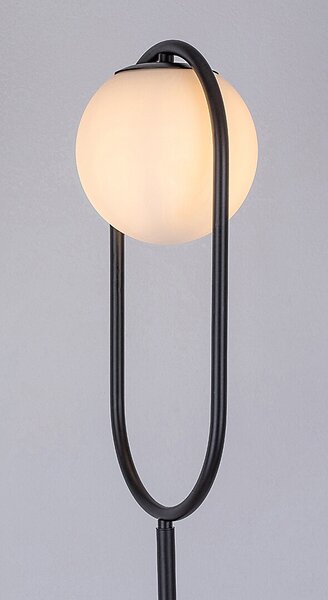 Rabalux Černá stojací lampa Ghita pro žárovku E27 74029