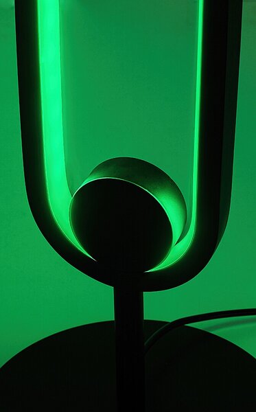 Rabalux Černá stojací LED RGB lampa Barto 19W s DO 74051