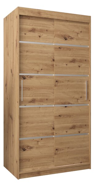 Šatní skříň 120 cm Verika 1 120 (dub artisan)