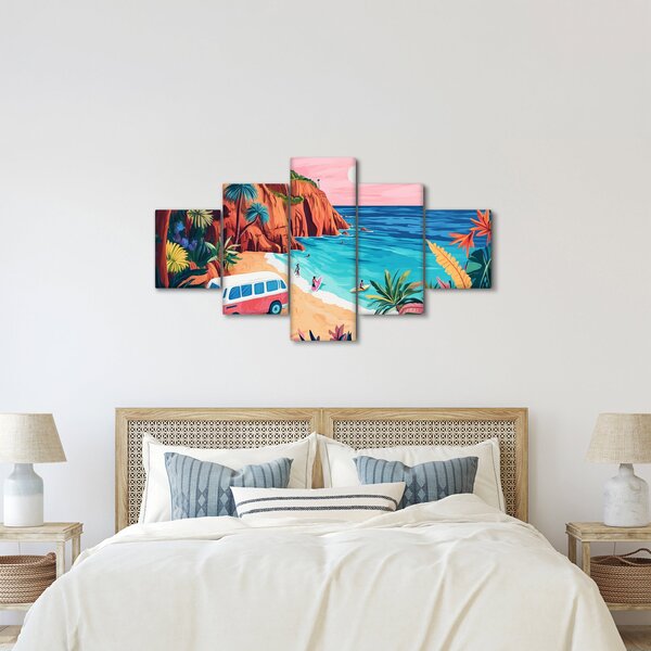 Obraz - Karavan u oceánu (125x70 cm)