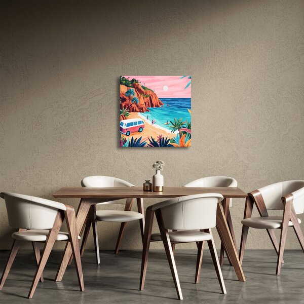 Obraz - Karavan u oceánu (30x30 cm)