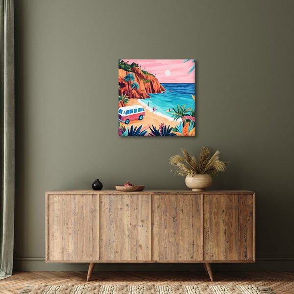 Obraz - Karavan u oceánu (30x30 cm)