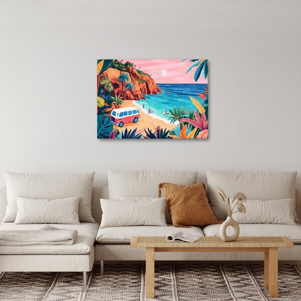 Obraz - Karavan u oceánu (70x50 cm)