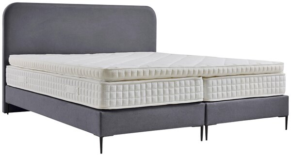 POSTEL BOXSPRING, 180/200 cm, šedá MID.YOU - Online Only postele, Online Only