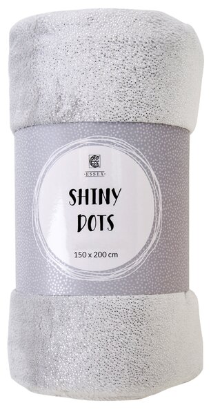 Deka z mikrovlákna SHINY DOTS 150x200 cm světle šedá Essex