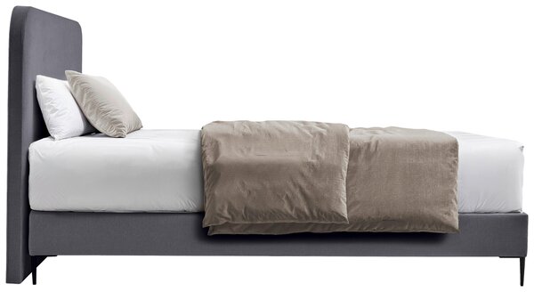 POSTEL BOXSPRING, 180/200 cm, šedá MID.YOU - Online Only postele, Online Only
