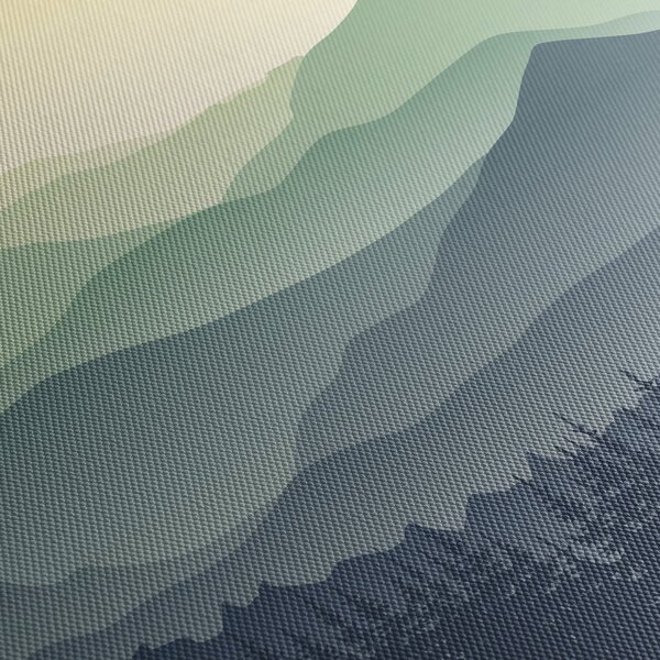 Obraz - Forest Mountain (210x100 cm)