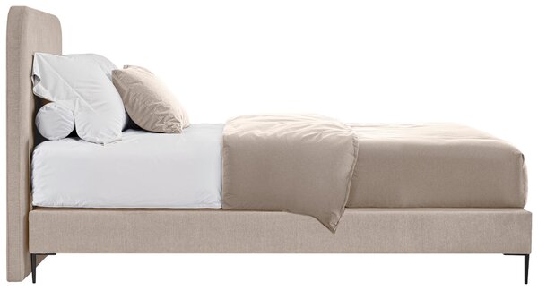 POSTEL BOXSPRING, 120/200 cm, béžová MID.YOU - Online Only postele, Online Only