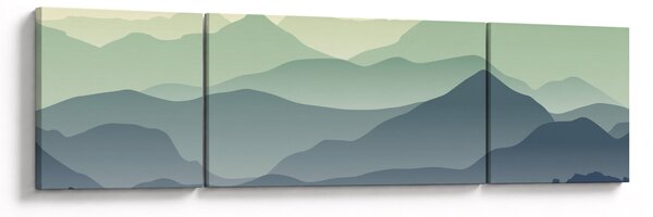 Obraz - Forest Mountain (170x50 cm)
