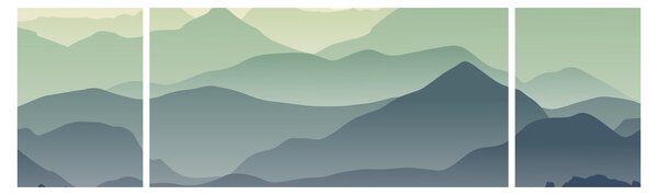 Obraz - Forest Mountain (170x50 cm)