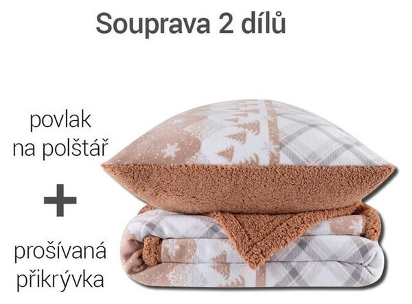 Beránková souprava TARTAN 2 ks