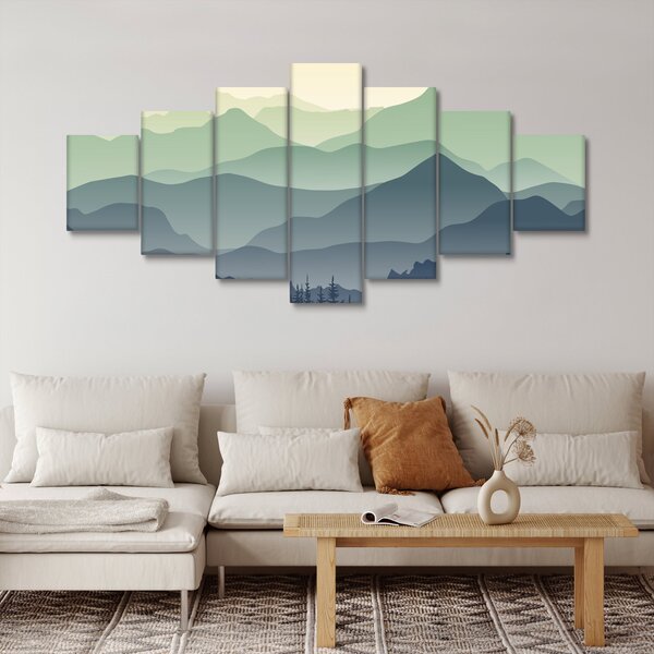Obraz - Forest Mountain (210x100 cm)