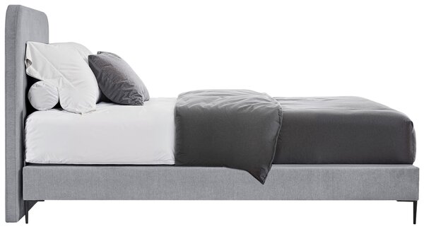POSTEL BOXSPRING, 120/200 cm, světle šedá MID.YOU - Online Only postele, Online Only