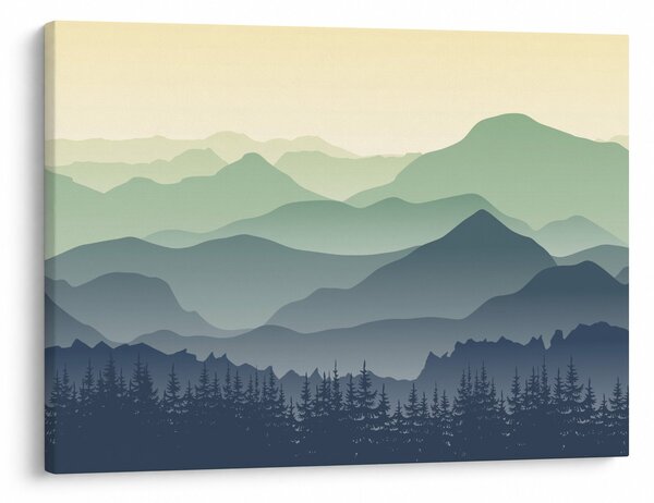 Obraz - Forest Mountain (70x50 cm)