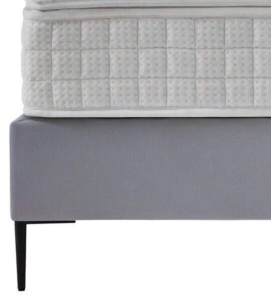 POSTEL BOXSPRING, 180/210 cm, světle šedá MID.YOU - Online Only postele, Online Only