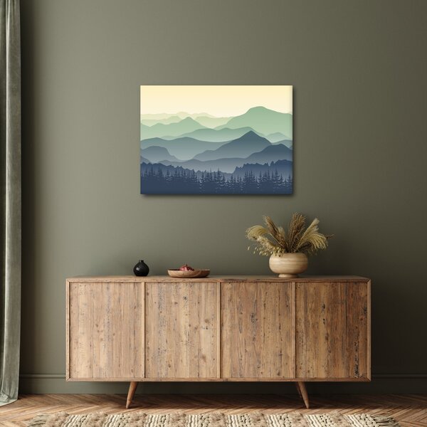 Obraz - Forest Mountain (70x50 cm)